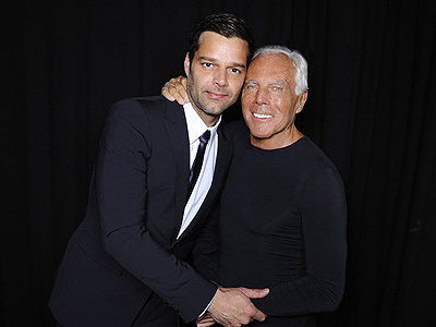 Giorgio Armani Dresses Ricky Martin - Entertainment Affair